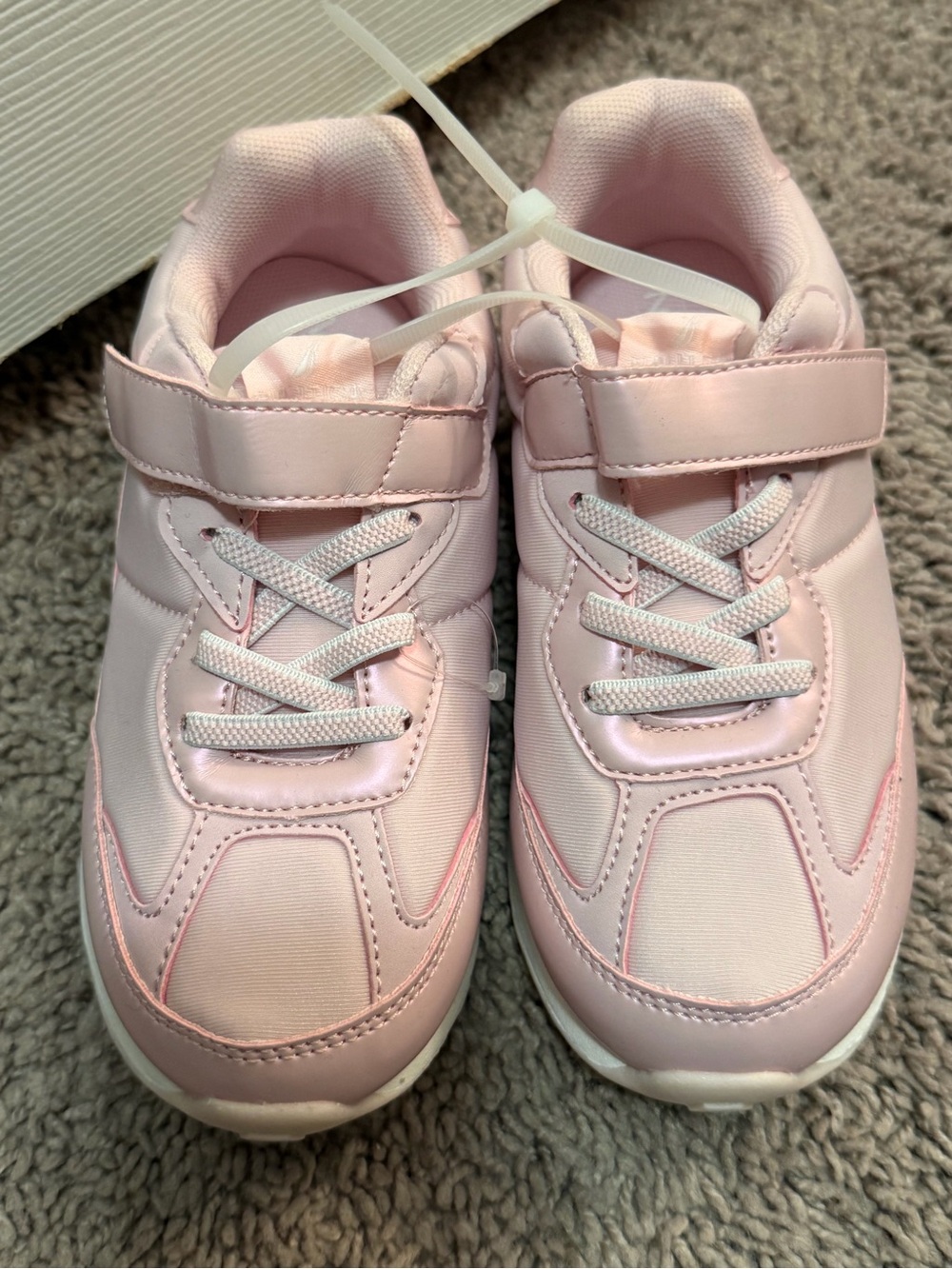 Nautica Kids Pink Hook-and-Loop Sneakers